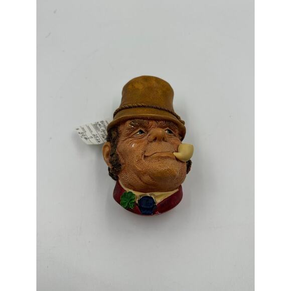 Vtg "Bossons England 1969 PADDY THE IRISHMAN" Wall Hanging Chalkware Head - Picture 1 of 3